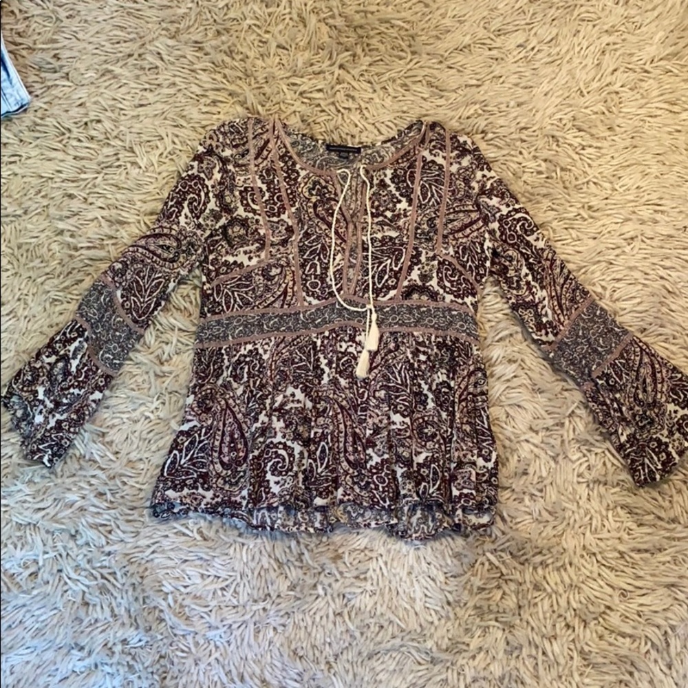 American Eagle Pattern Blouse